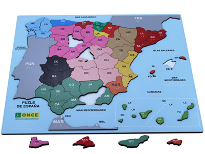 Foto de PUZLE MAPA DE ESPAÑA POR PROVINCIAS